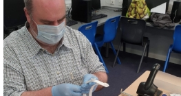 Design Staff Make PPE in Fight against Coronavirus